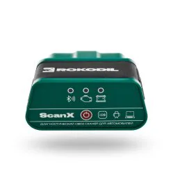 Автосканер Rokodil ScanX OBD2, Bluetooth 4.2, совместимость с iOS и Android