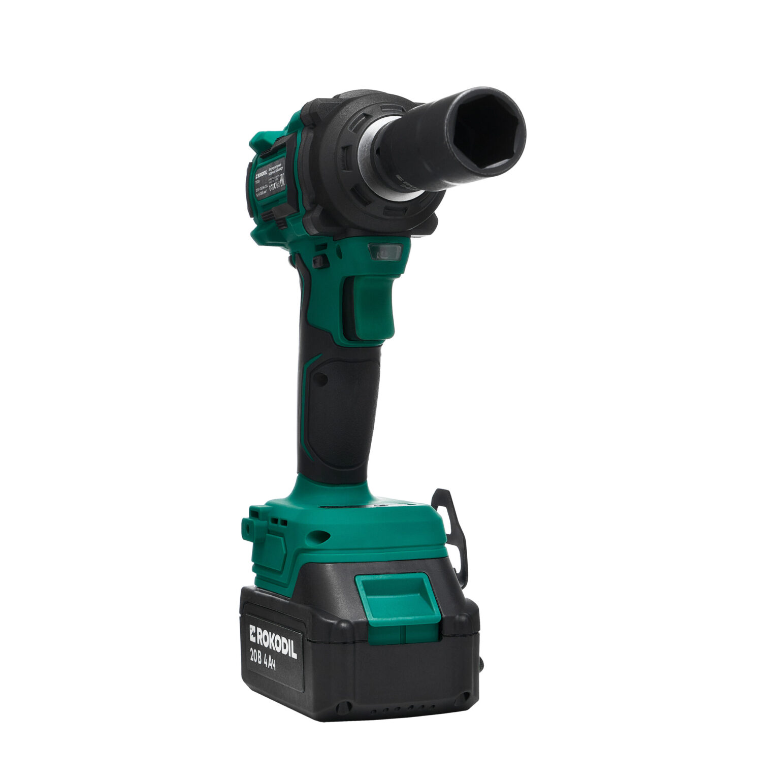 Аккумуляторный ударный гайковерт Rokodil Titan Pro, 550 Нм, 20 В, 2 АКБ