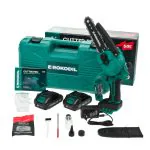 Аккумуляторная цепная мини-пила Rokodil Cutter Pro, 6 дюймов, 700 Вт, 2 АКБ
